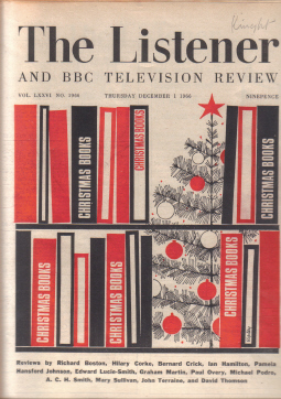 THE LISTENER BBC TV REVIEW DEC 1 1966 VINTAGE MAGAZINE FOR SALE PURE NOSTALGIA ARCHIVES